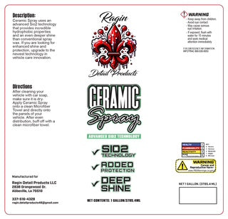 Ceramic Detail spray GALLON