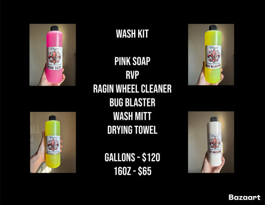 Wash kit (16oz)