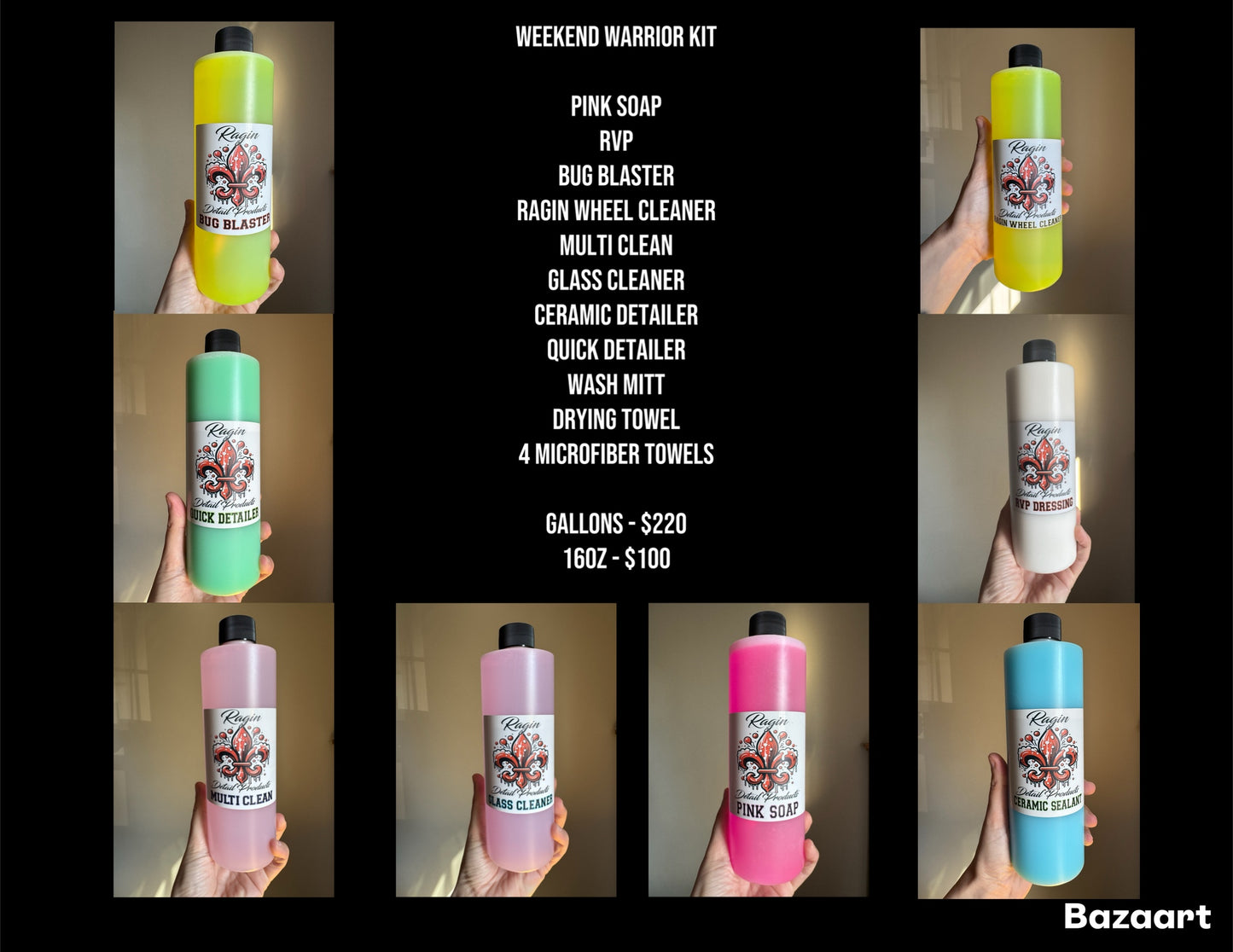 Weekend warrior kit (16oz)